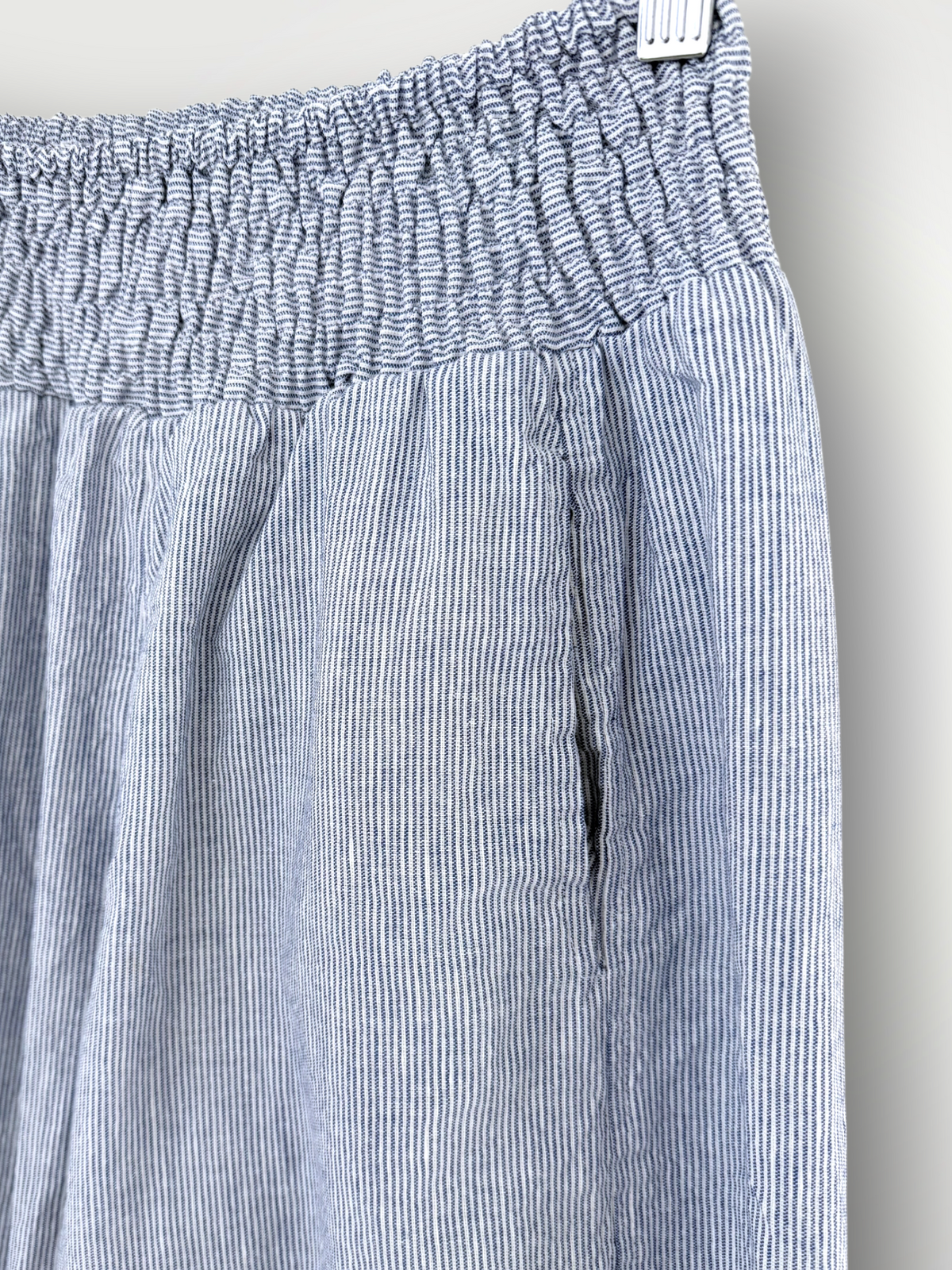 frankie pant - fine denim stripe