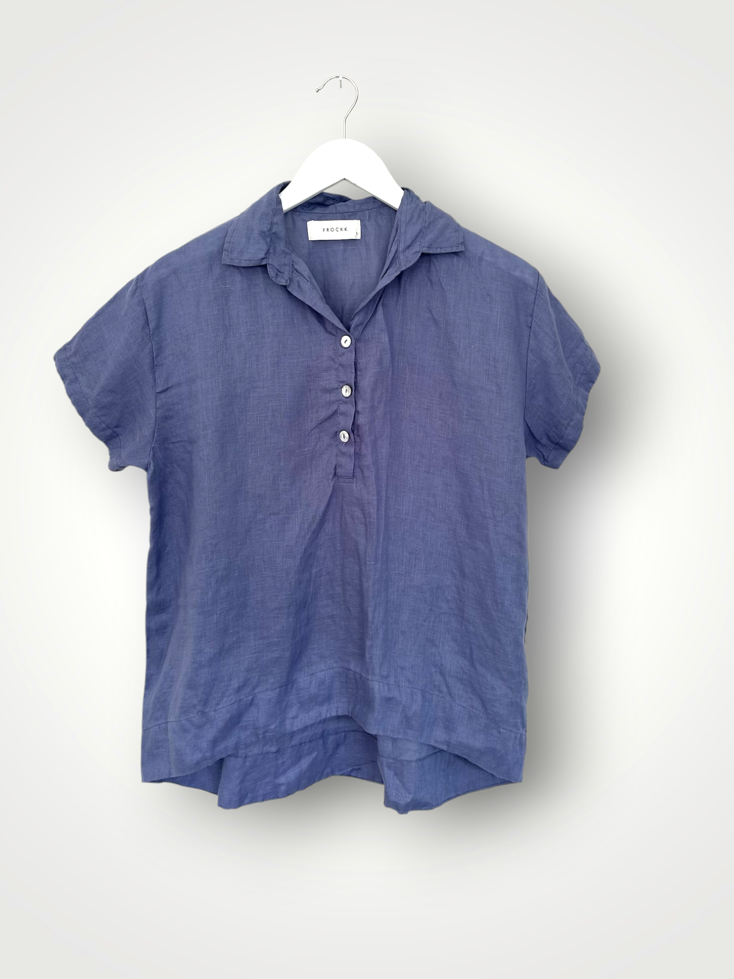 celia top -cornflower linen Apparel