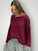 ashton cotton jersey - merlot Apparel
