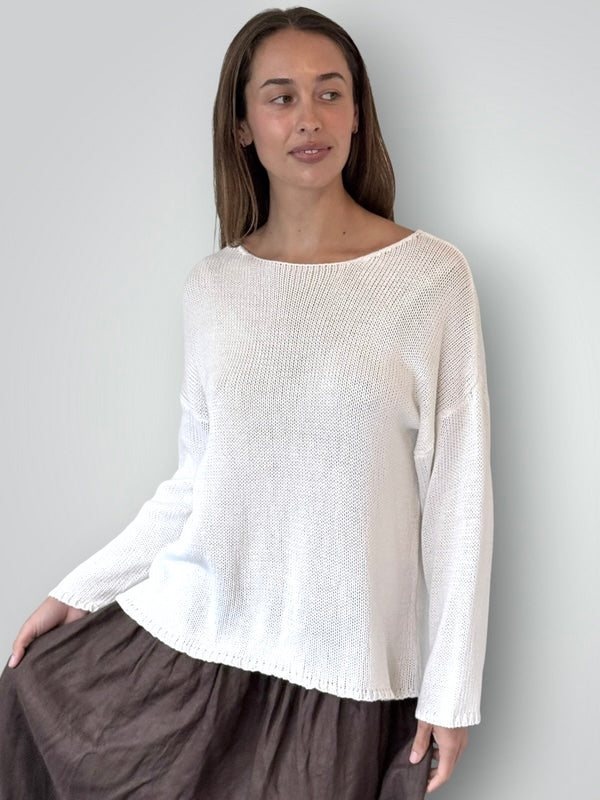 ashton cotton jersey- summer white Apparel