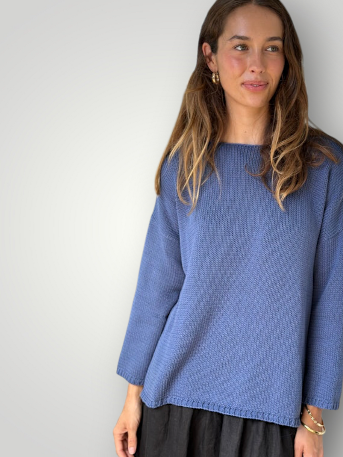 ashton cotton jersey - denim General