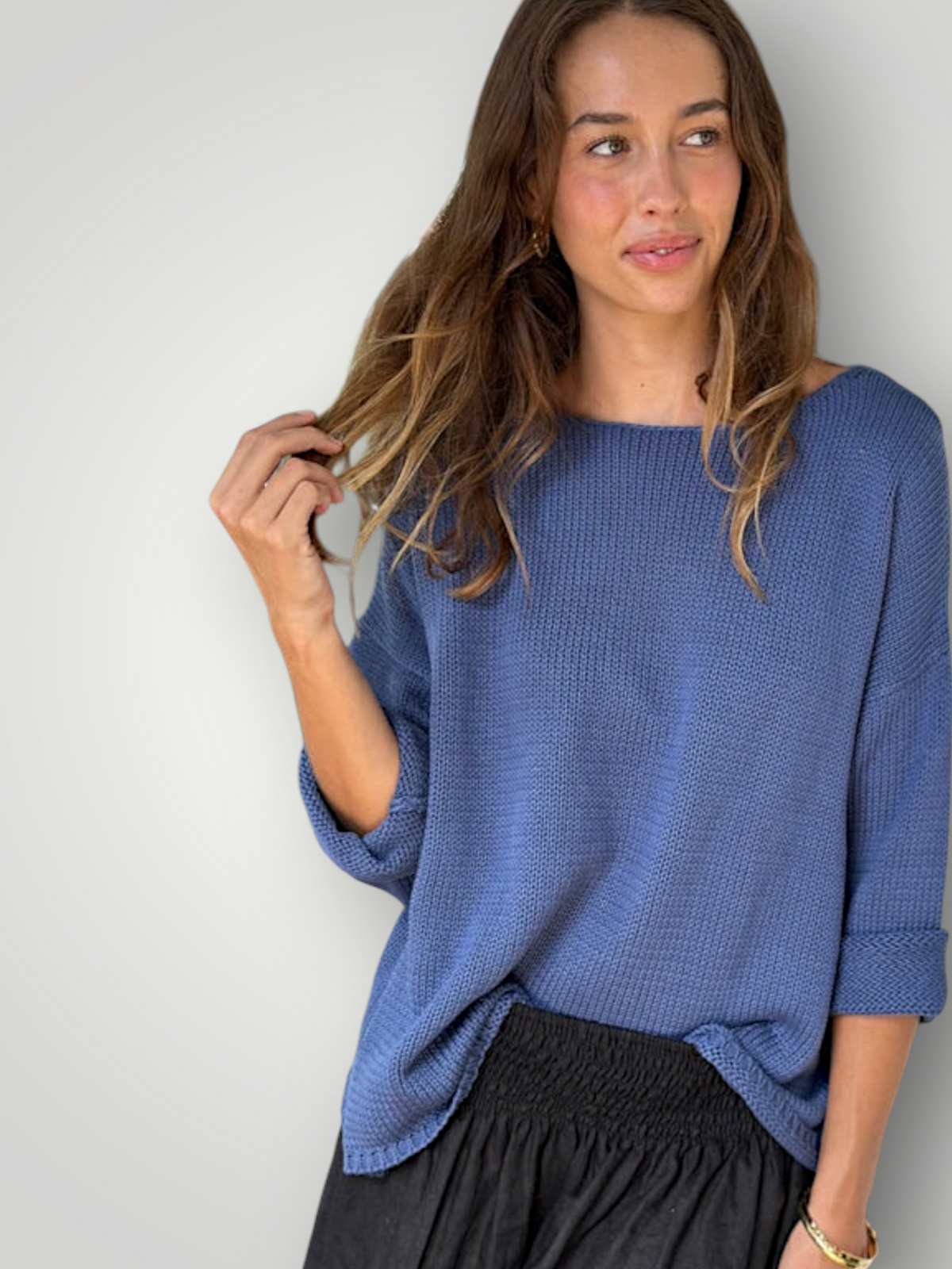 ashton cotton jersey - denim General