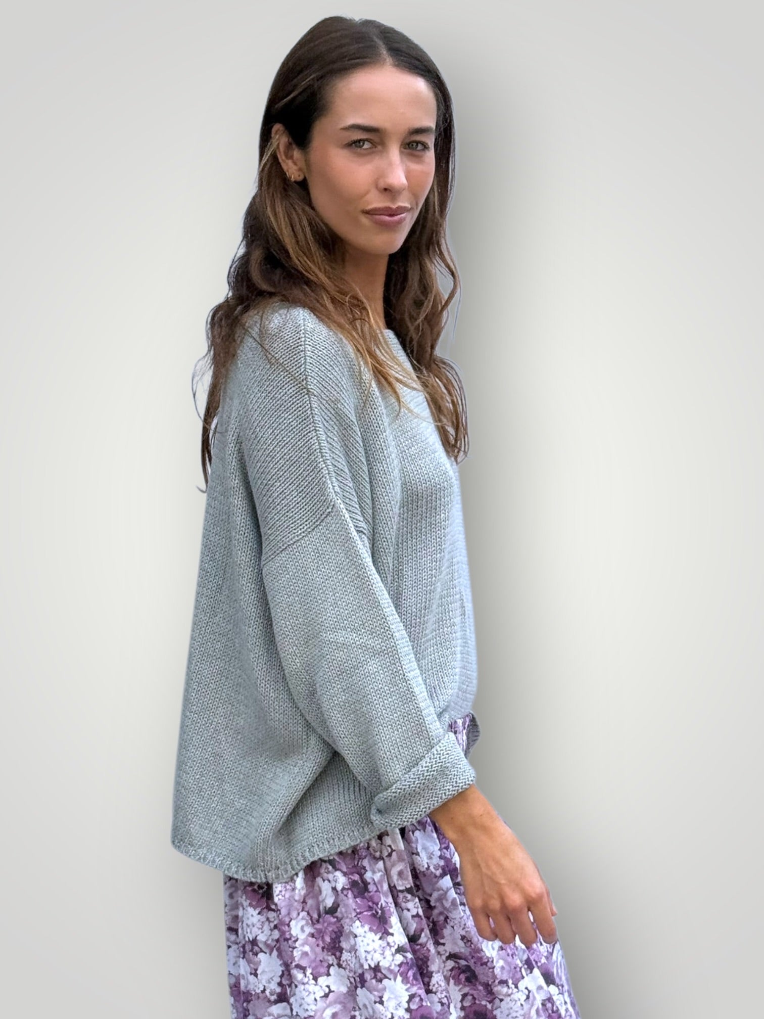 ashton cotton jersey - pebble Apparel