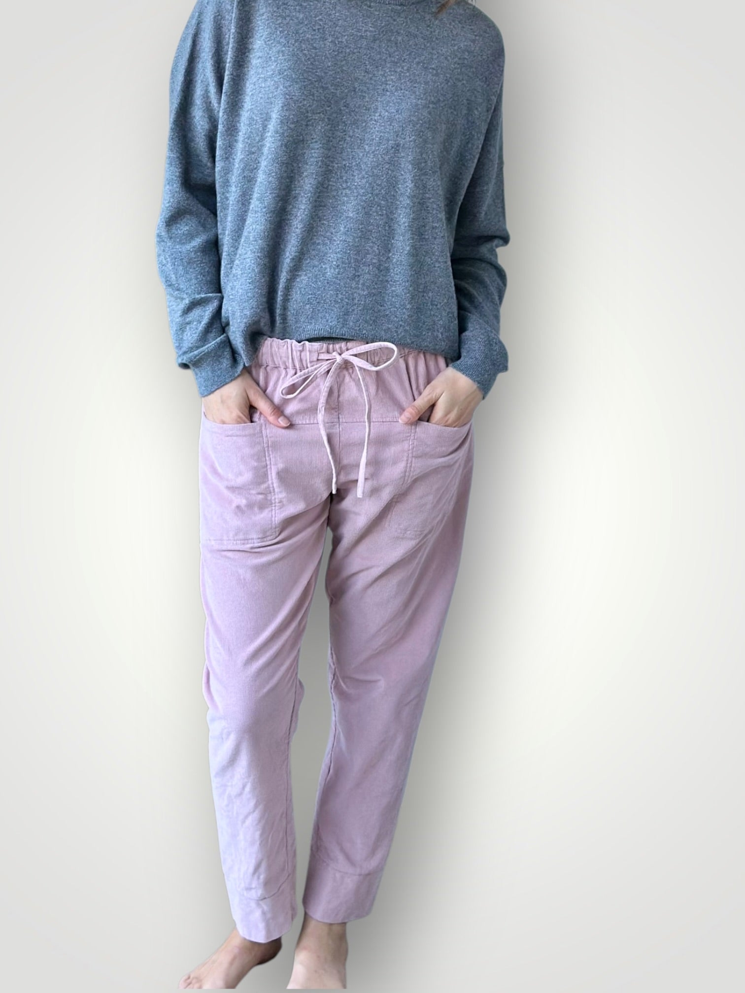 darcy pants - dusty pink cord Apparel