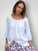 julia top-white linen Apparel