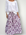 lulu skirt - purple floral cotton Apparel