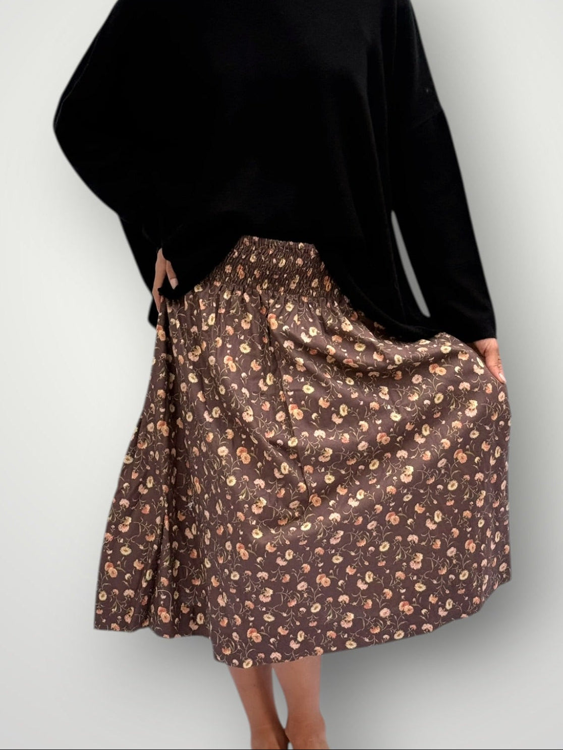 lola skirt - autumn aster cotton Apparel