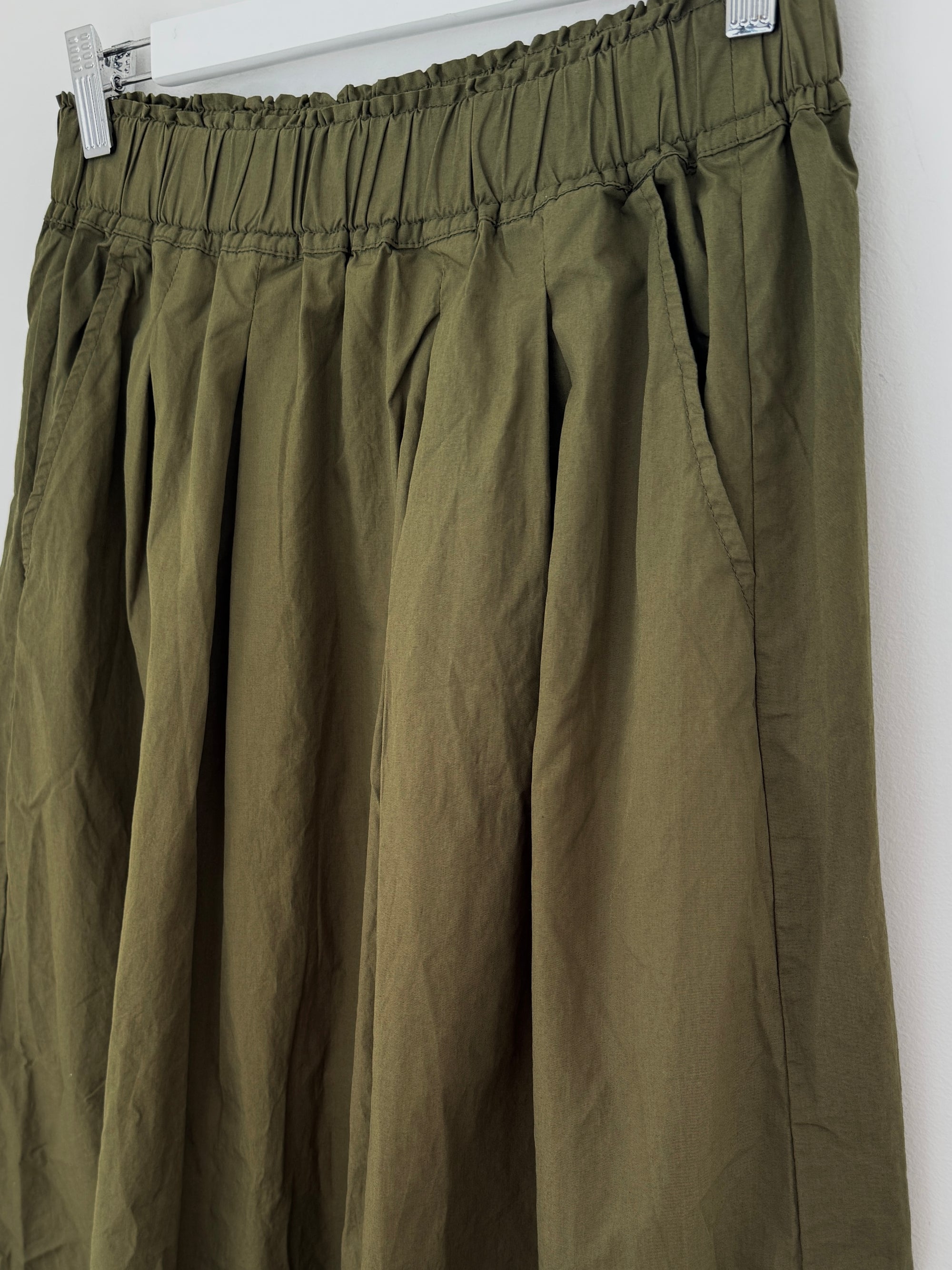 Lilliana skirt-army cotton