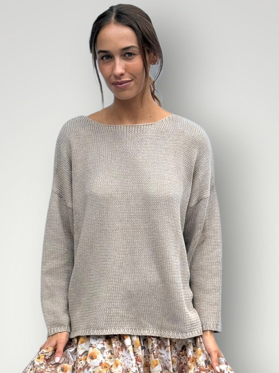 ashton cotton jersey - natural Apparel