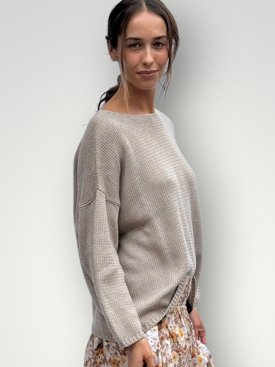 ashton cotton jersey - natural Apparel