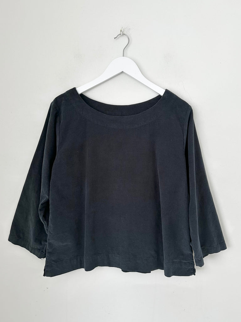 anya top - charcoal cord Apparel