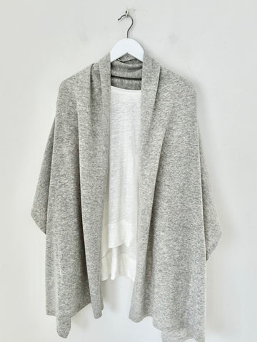 large cashmere scarf- grey marle Apparel