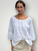julia top-white cotton embroidery Apparel