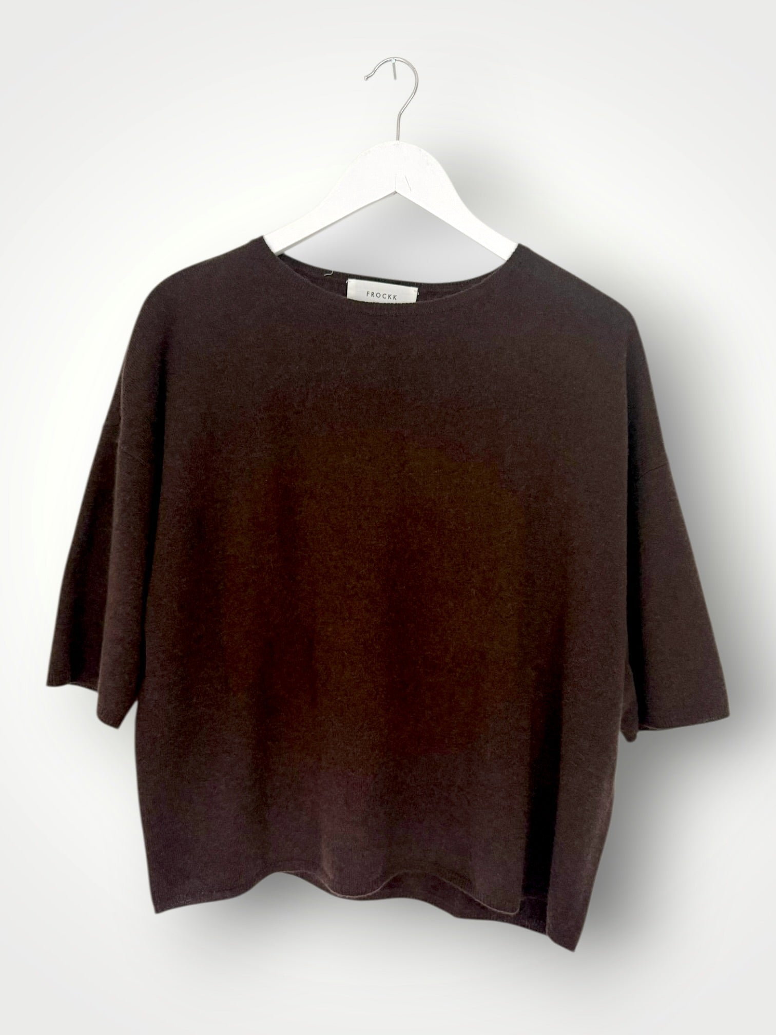 alexia cashmere top-chocolate General