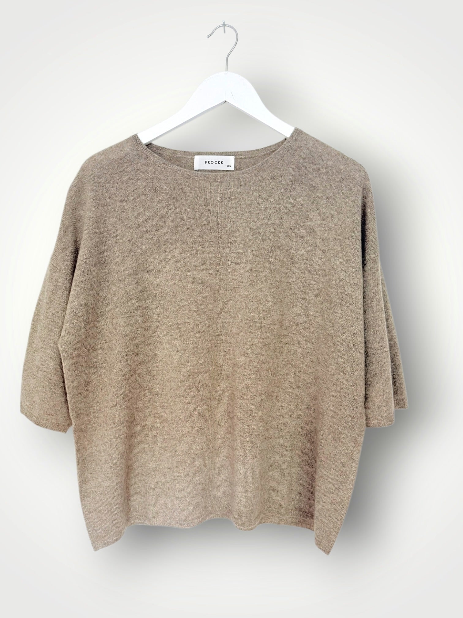 alexia cashmere top-wheat General