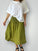 lola skirt - olive linen Apparel
