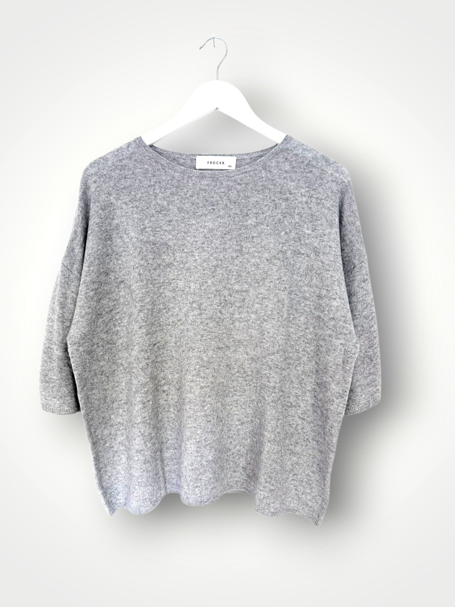 alexia cashmere top-soft grey General