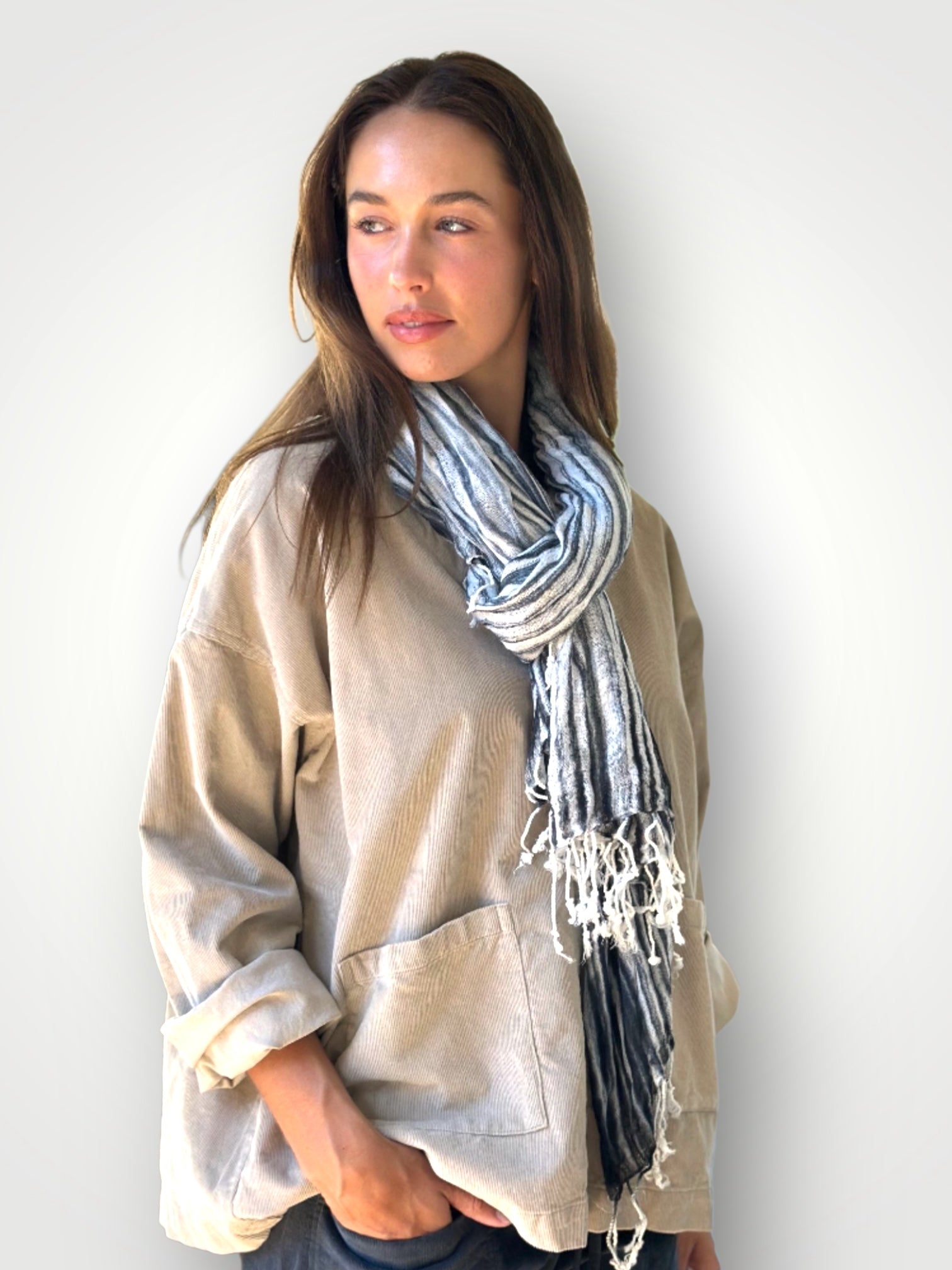 jamie jacket - almond cord Apparel