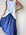 lola skirt - blue dusk linen Apparel