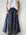 lulu skirt - navy spot linen Apparel