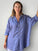 megan shirt - cornflower linen Apparel