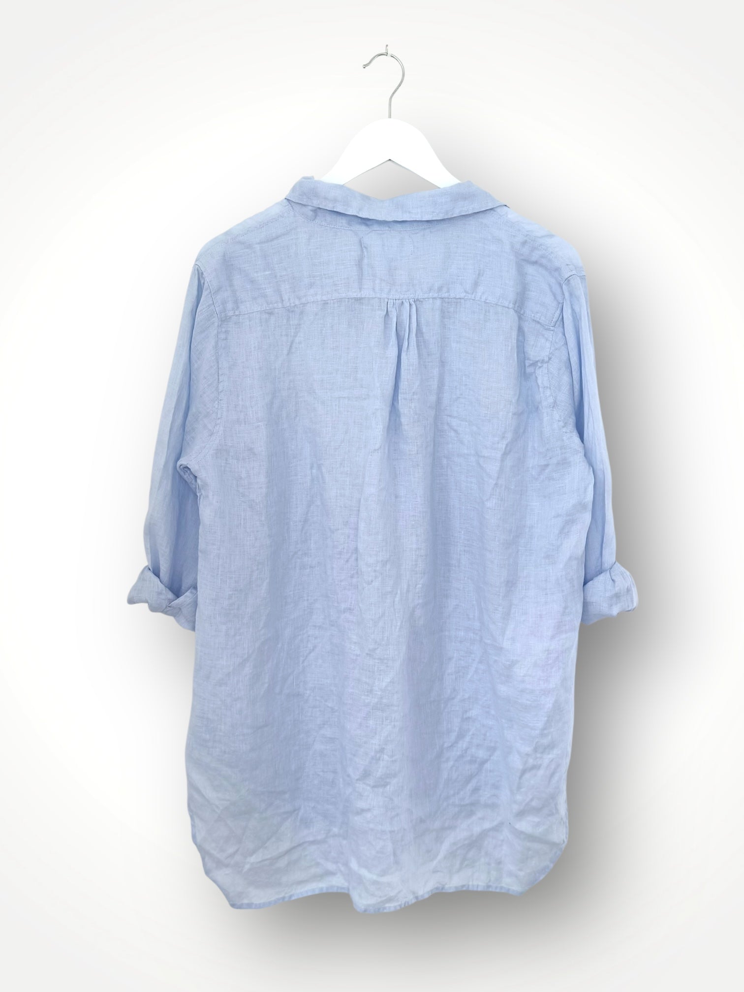 skyla shirt - soft blue linen Apparel