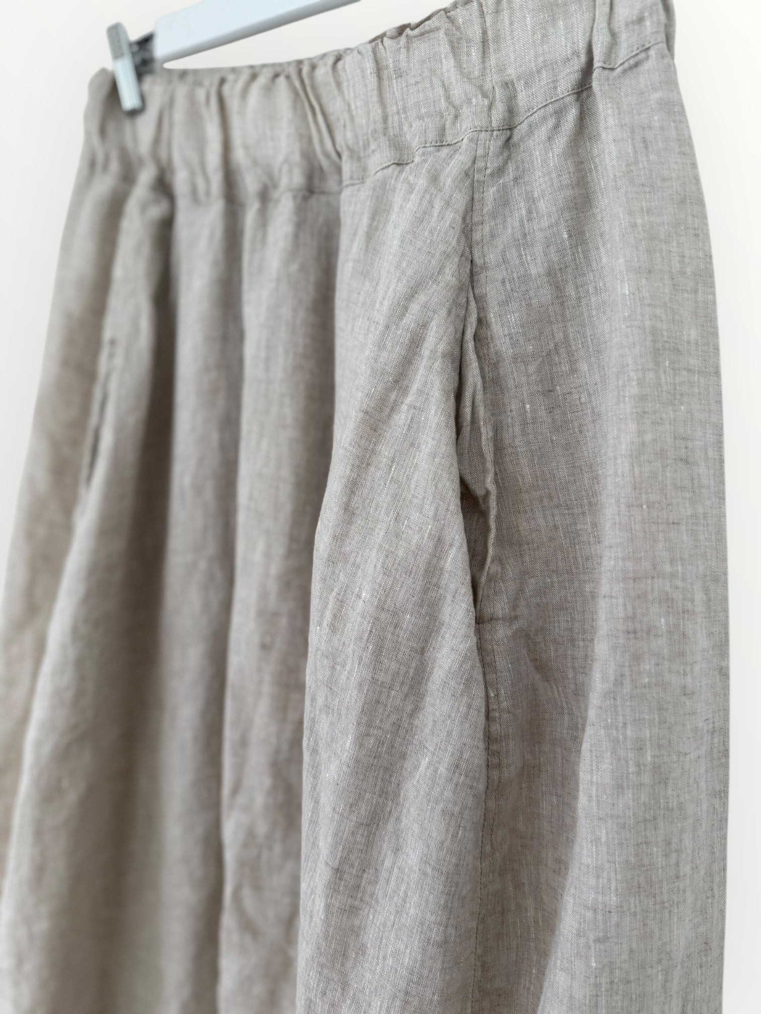 lana skirt-natural linen Apparel