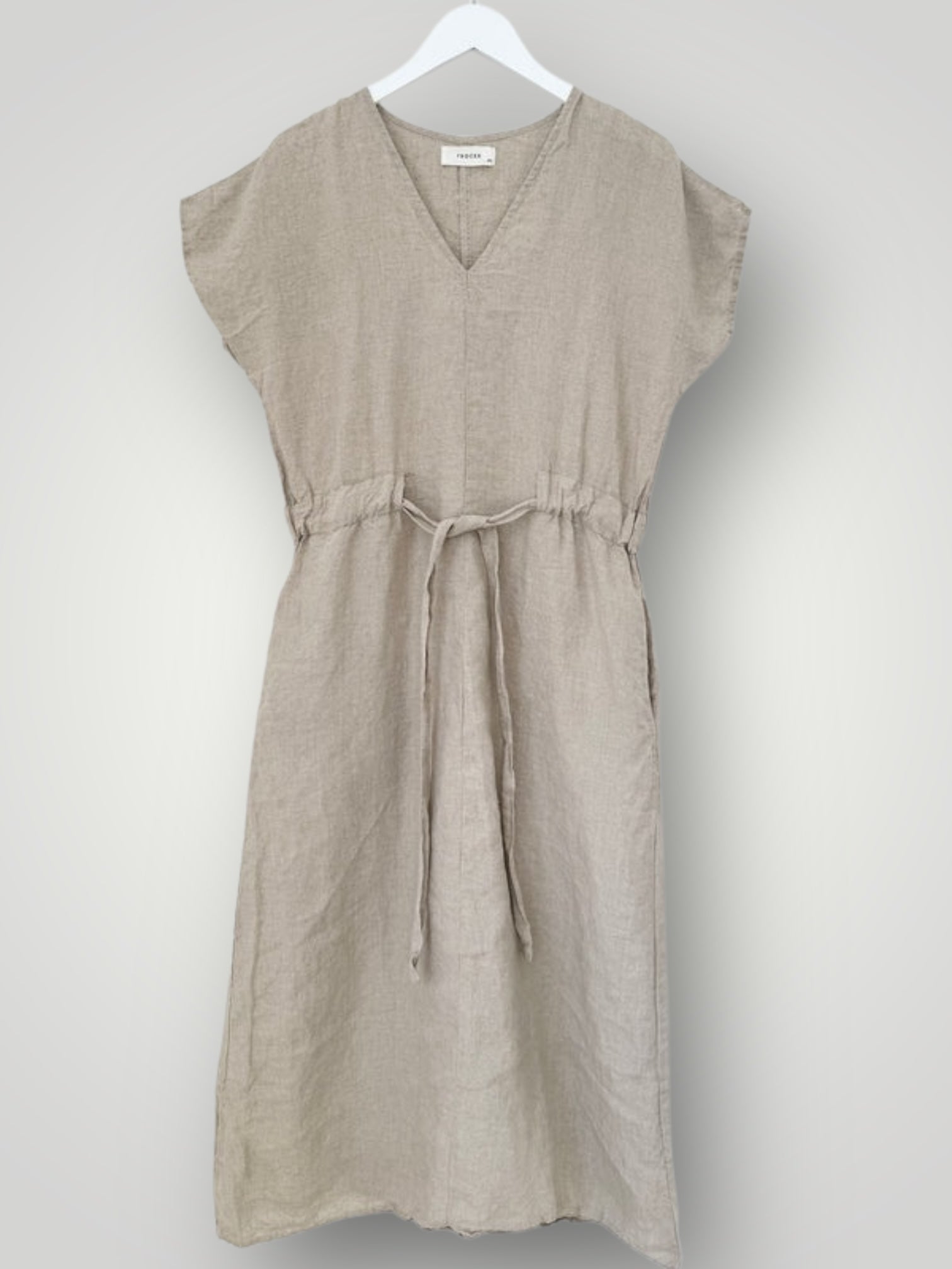 harper dress - natural linen Apparel
