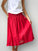lola skirt - red linen Apparel
