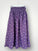 lulu skirt-orchid spot linen Apparel