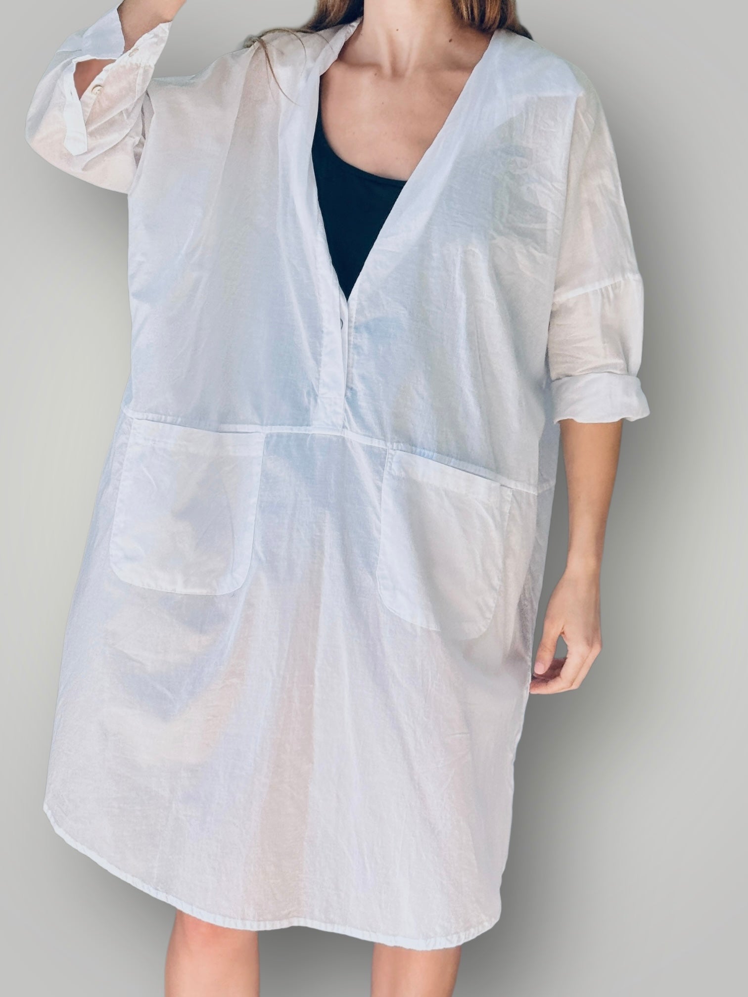 beach dress - white cotton General