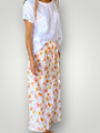 anthea skirt - citrus flower linen Apparel