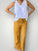 fleur straight leg pants - turmeric linen Apparel