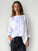 avril top - white linen Apparel