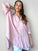 megan shirt - peony pink linen Apparel