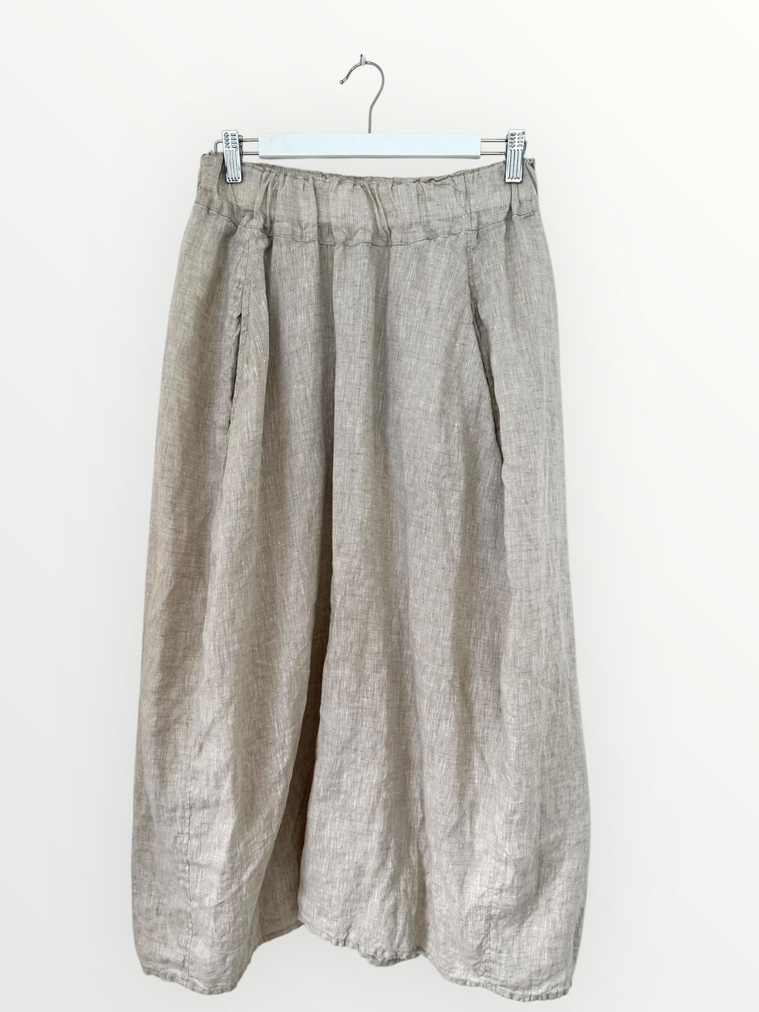 lana skirt-natural linen Apparel
