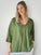 lydia top - moss linen Apparel