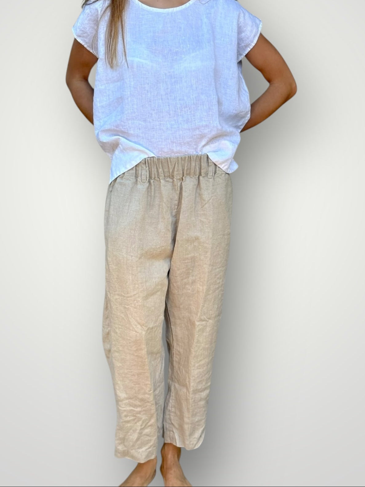 peta pants - natural linen Apparel