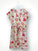harper dress mid length - festive flower linen Apparel
