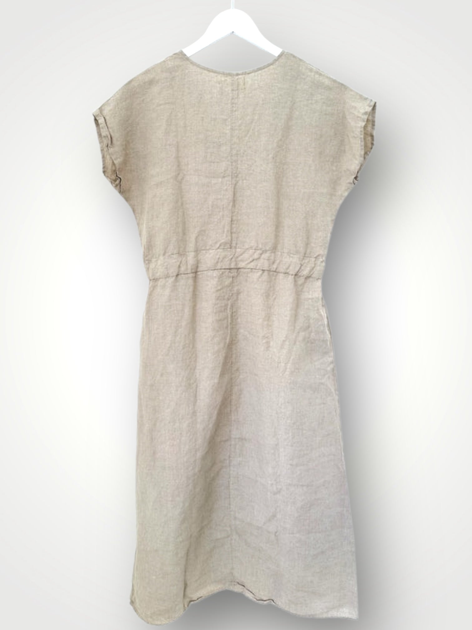 harper dress - natural linen Apparel