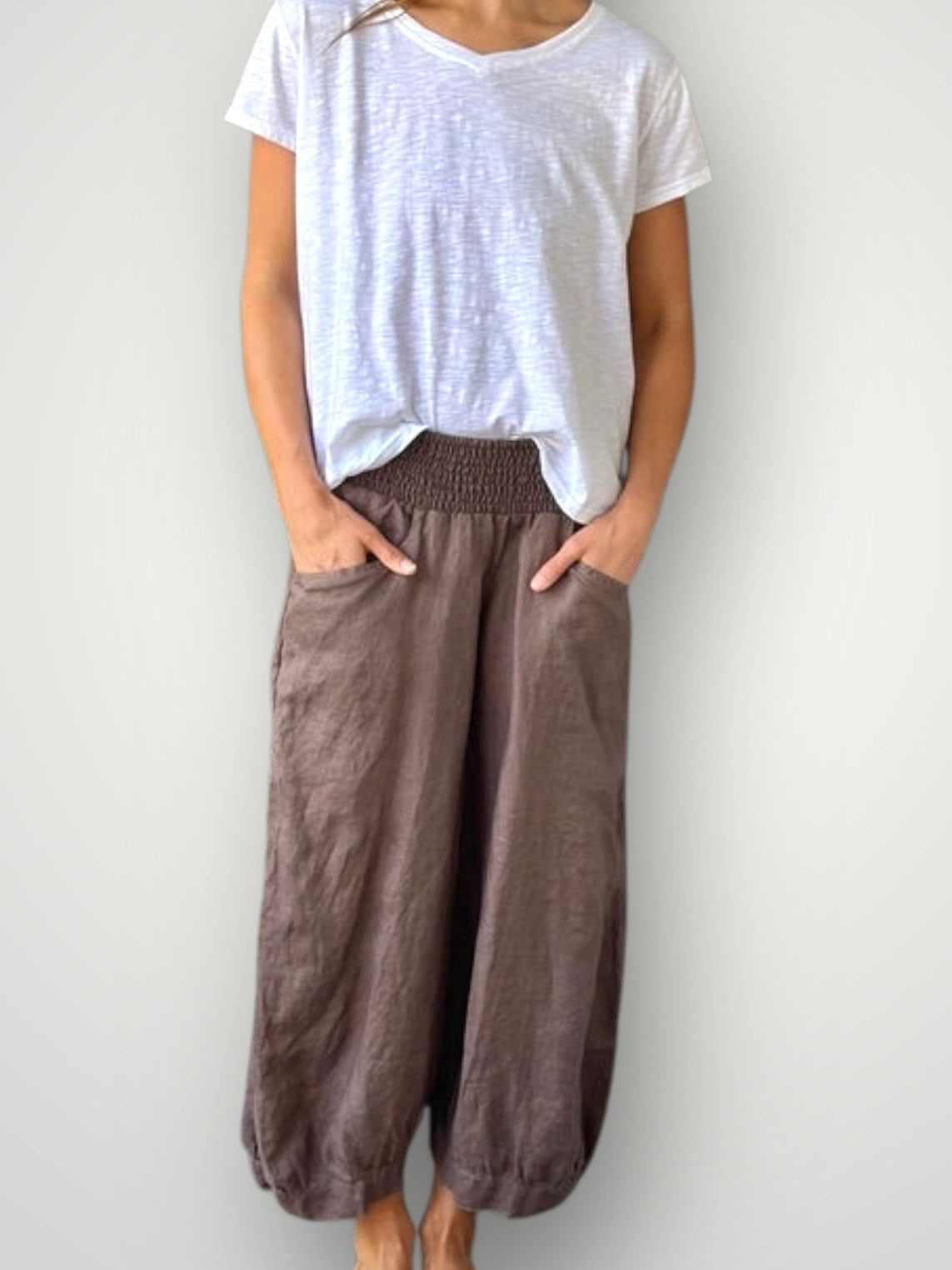jackie pants - soil linen Apparel