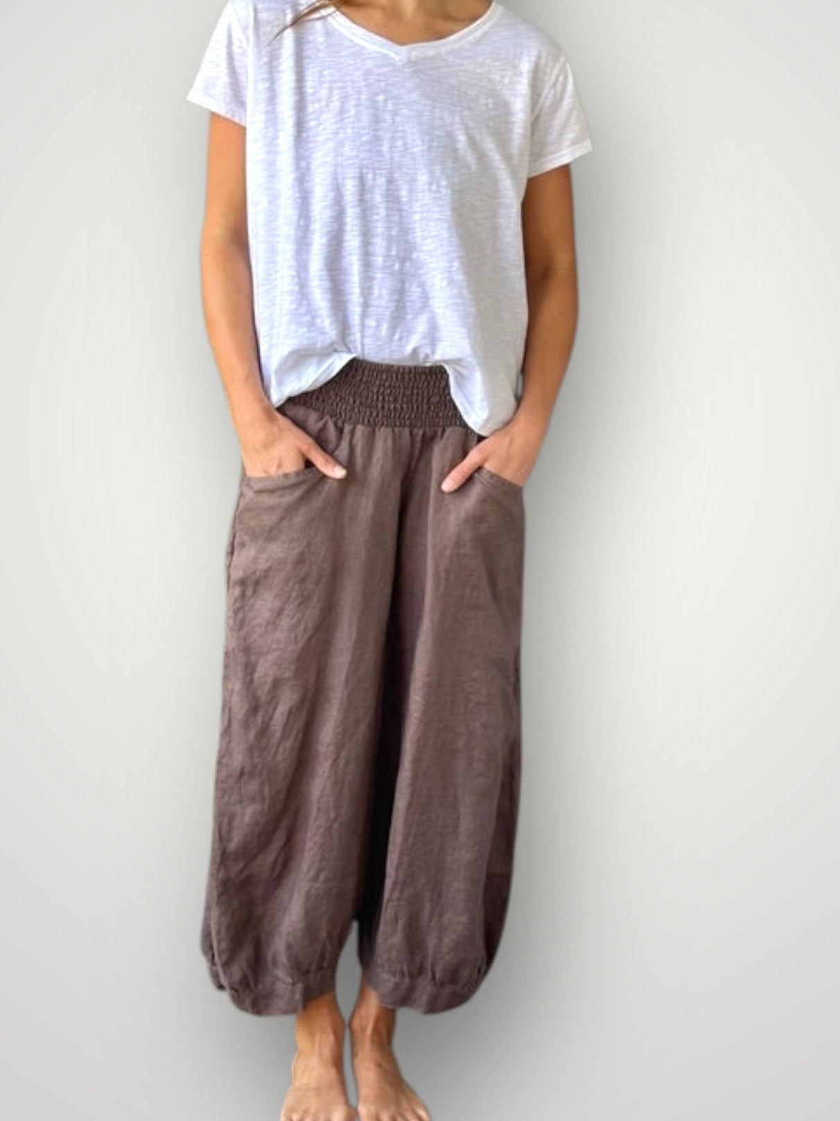 jackie pants - soil linen Apparel