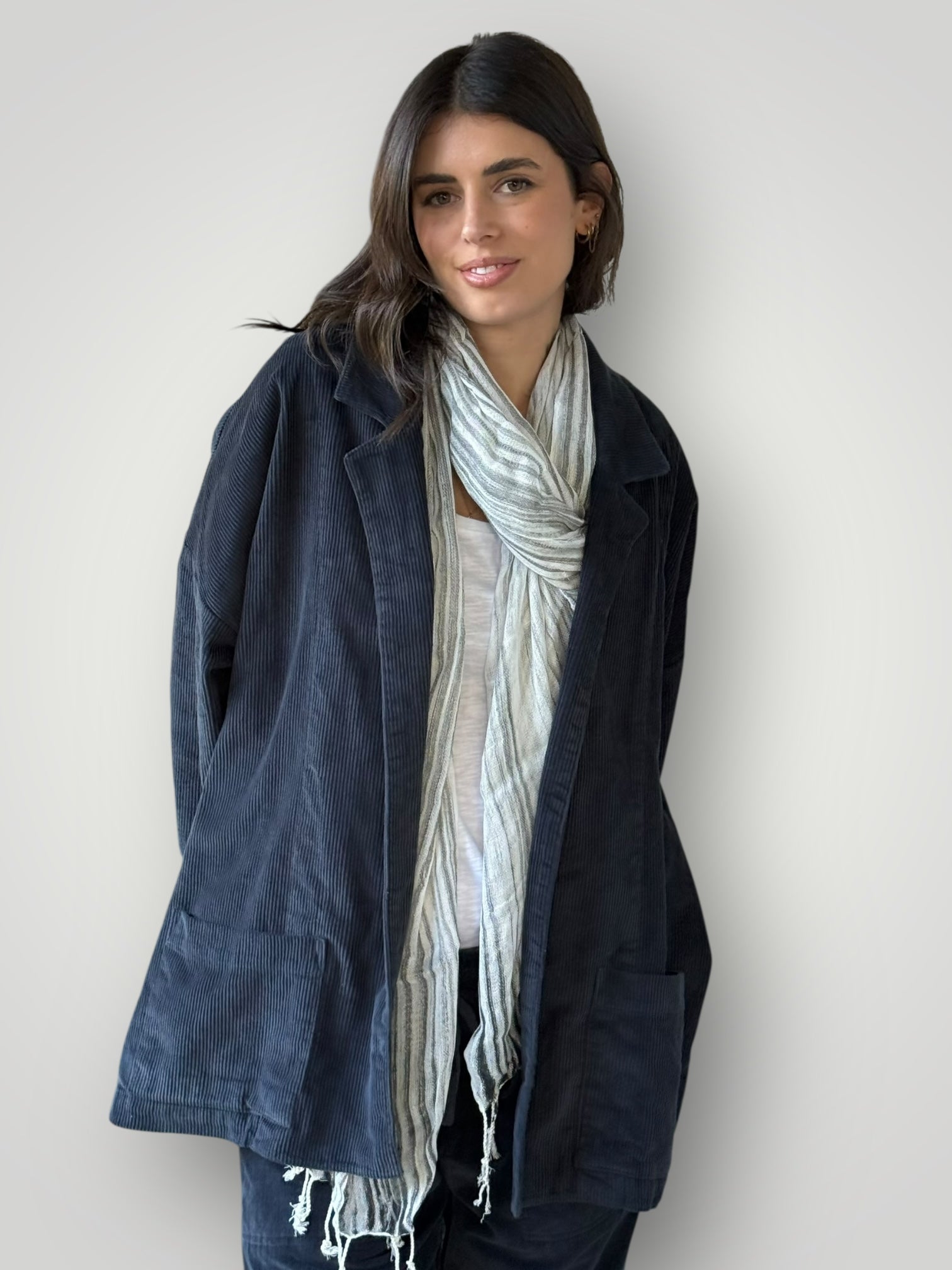 albert blazer - charcoal cord Shirts