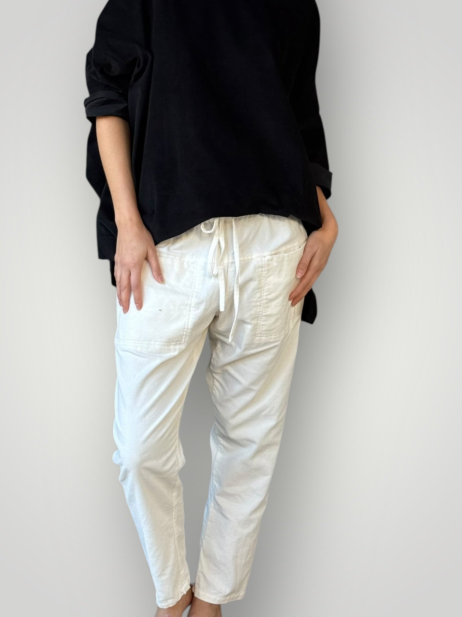 jessie pants - winter white cord Apparel