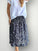 lola skirt - navy floral linen Apparel
