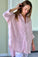megan shirt - peony pink linen Apparel