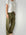 fleur straight leg pants - army linen Apparel