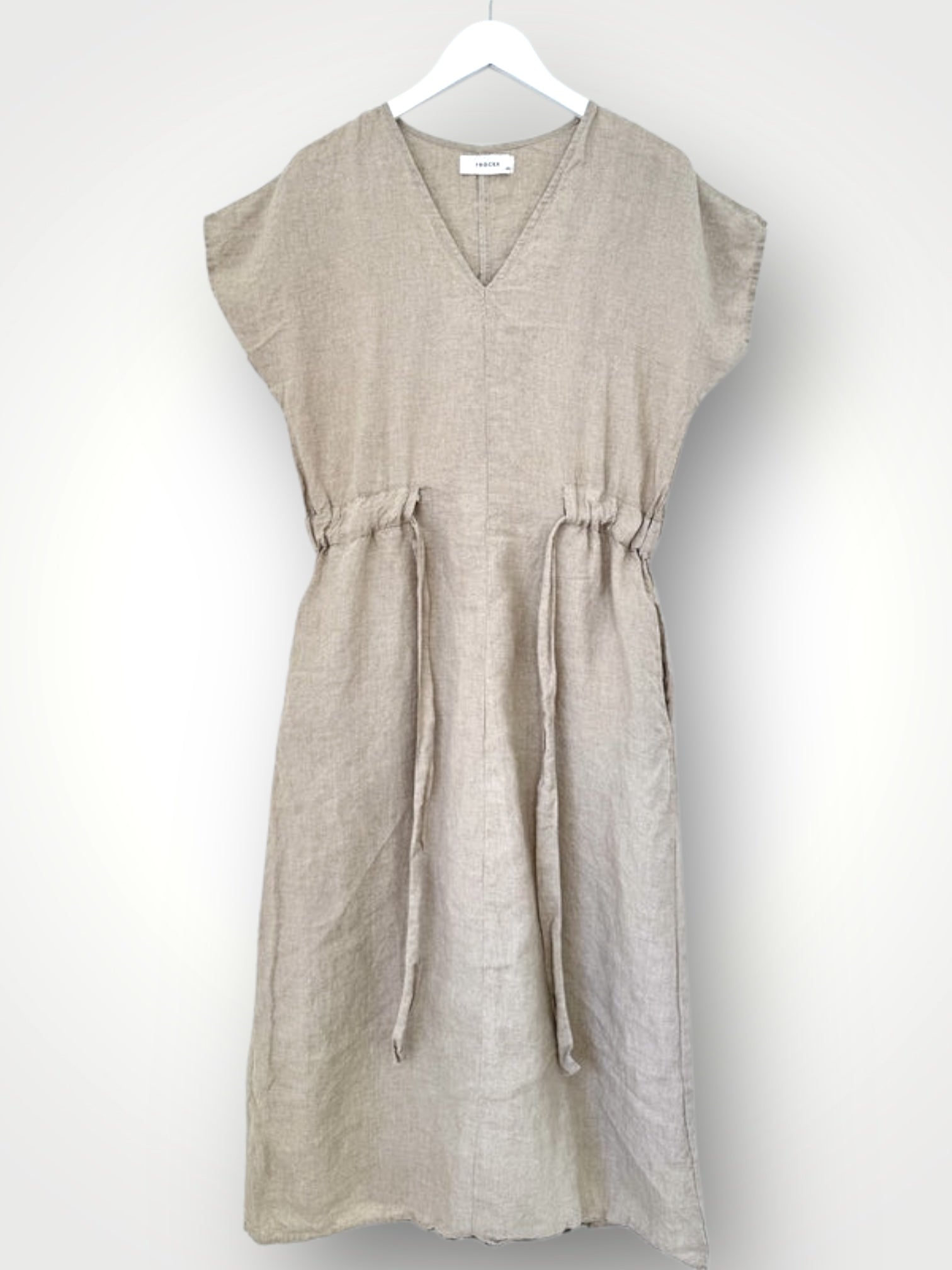 harper dress - natural linen Apparel