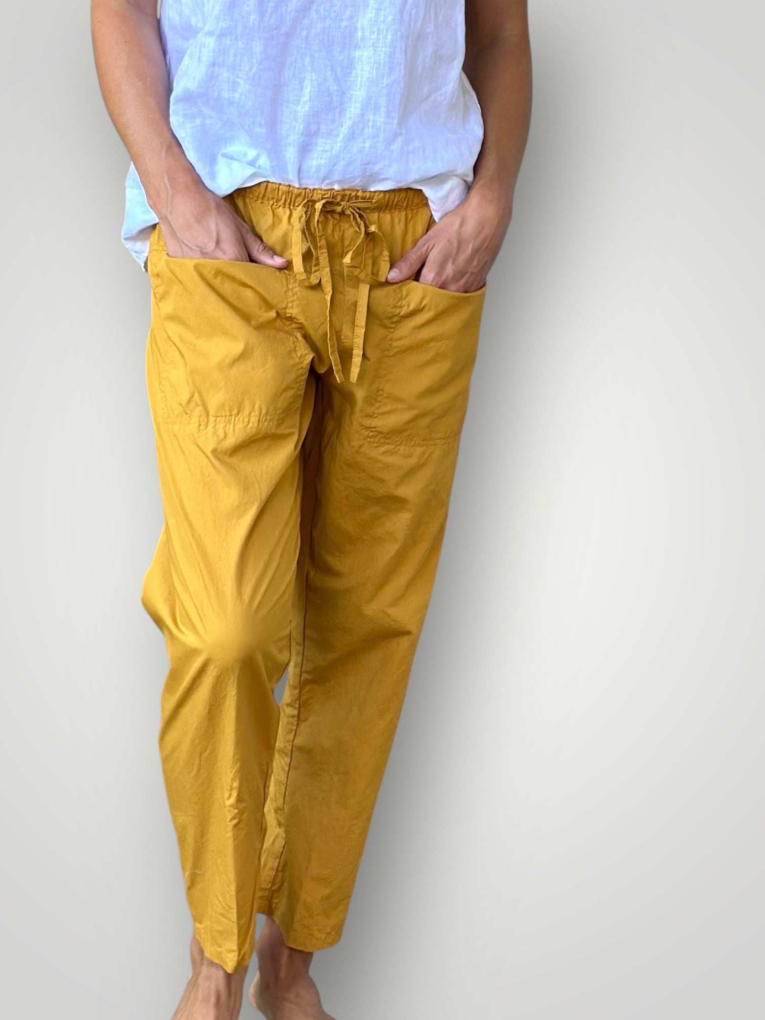 jessie pants - turmeric cotton Apparel