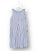 becky dress - cornflower stripe linen Apparel